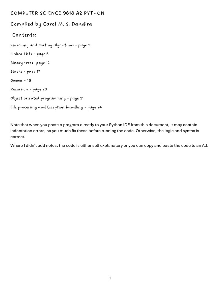 Python Data Structures and Algorithms | PDF | Computer Programming ...