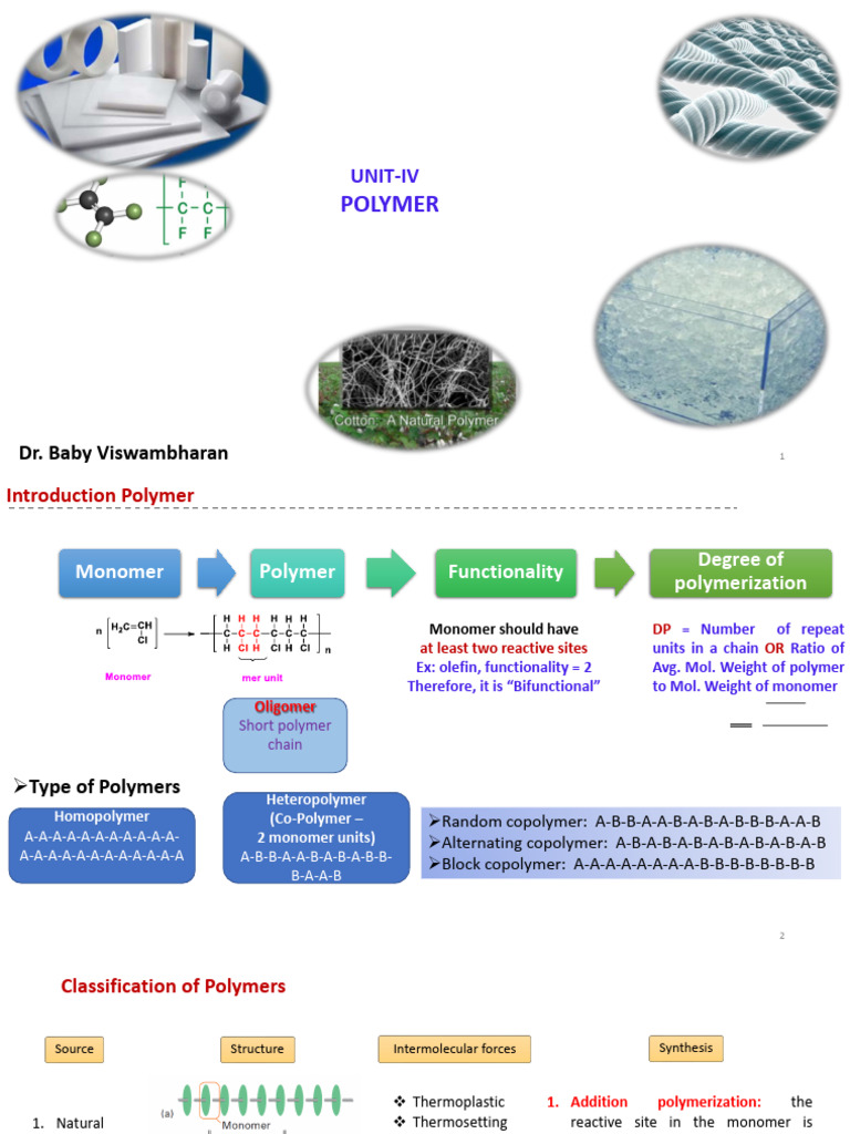 BV Polymer | PDF | Polymerization | Polymers