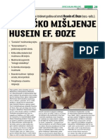 Kritičko Mišljenje Husein Ef. Đozo - Dr. Enes Karić (Preporod, 01. 06. 2012. God.)