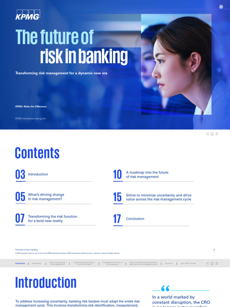 Future of Risk Management in Banking | PDF | Risk | Risk Management