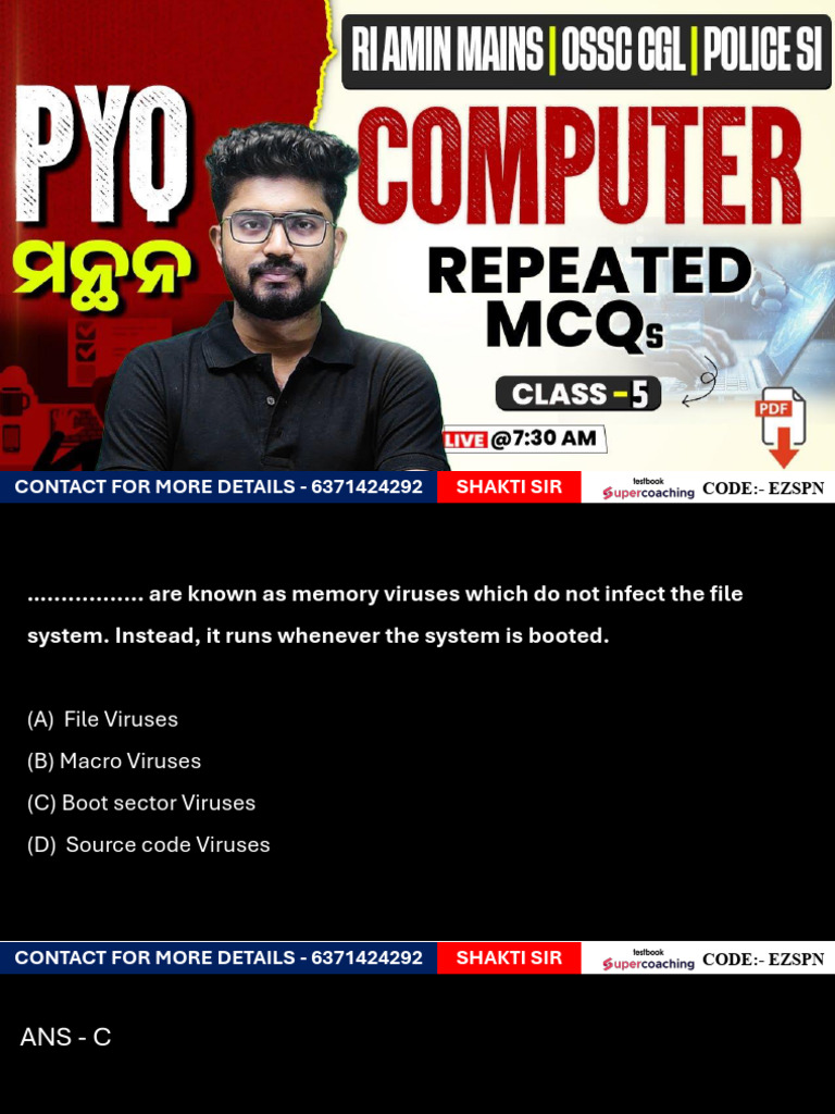 Computer Basics Quiz Questions and Answers | PDF | Computer Virus ...