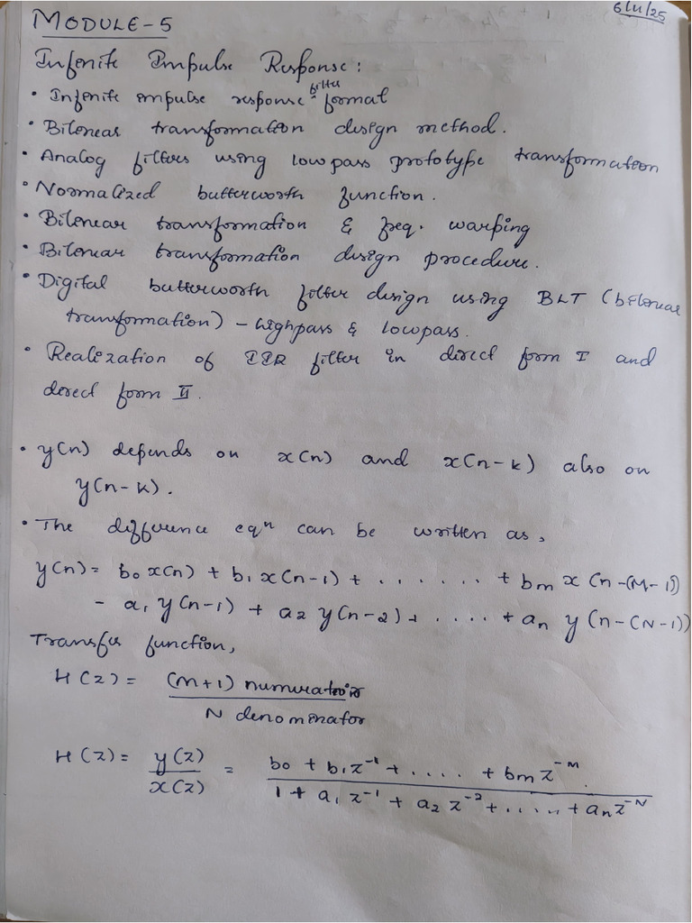DSP Module 05-1-4 | PDF