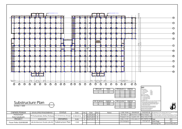 02.001 Substructure Plan | PDF