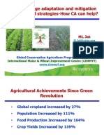 Climate Change and CA-Adaptation and Mitigation - M.L. Jat