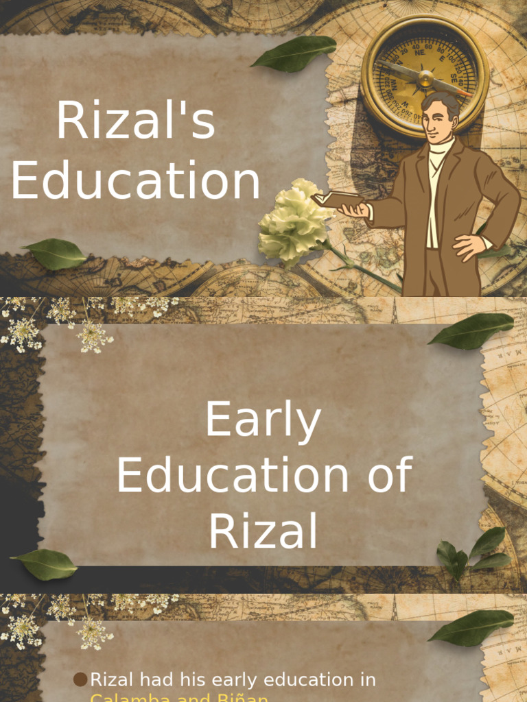 Rizal's Early Education Journey | PDF | Philippines | Philippines–Spain ...