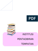 Hasil Kajian - Institusi Pentadbiran Tempatan