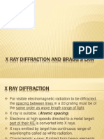 X-Ray Diffraction and Bragg's Law