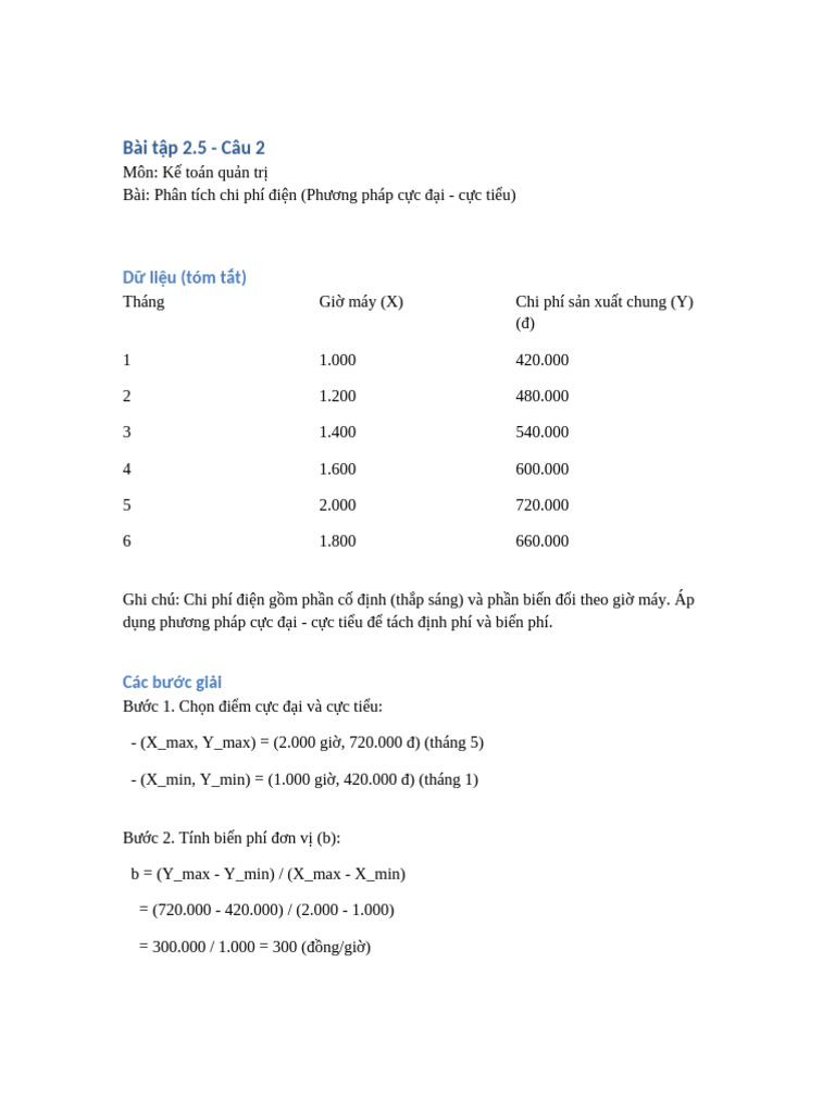 Cau2 Phuongphap Cucdai Cuctieu Cau2 | PDF