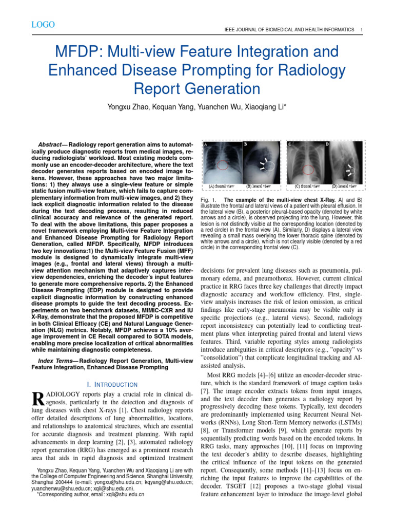 MFDP Multi-View Feature Integration and Enhanced Disease Prompting for ...