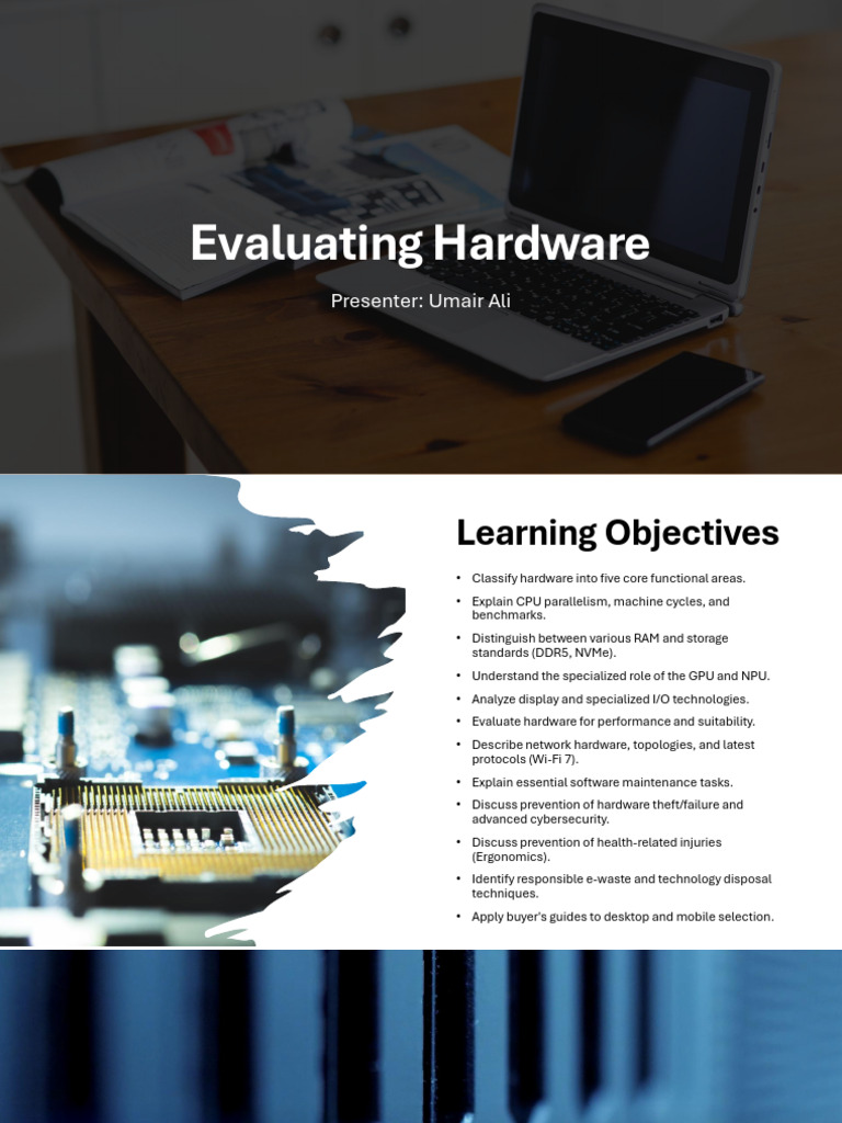 Comprehensive Hardware Evaluation Guide | PDF | Byte | Hard Disk Drive
