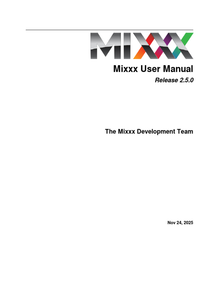 Mixxx 2.5.0 User Manual Guide | PDF | Disc Jockey | Icon (Computing)