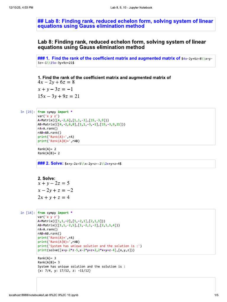 Lab 8,9,10 | PDF