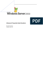 Ultrasound Frequently Asked Questions: Microsoft Corporation Published: May 2005