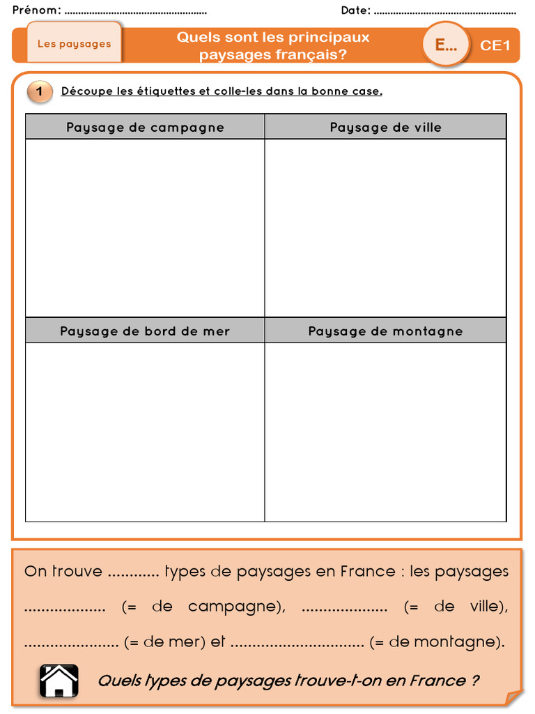 Types de paysages en France | PDF