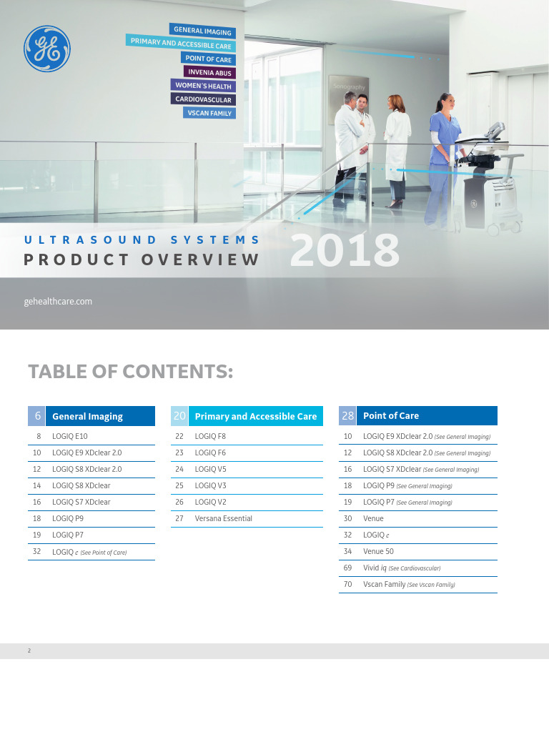 GE Healthcare Ultrasound Systems Overview | PDF | Medical Ultrasound ...