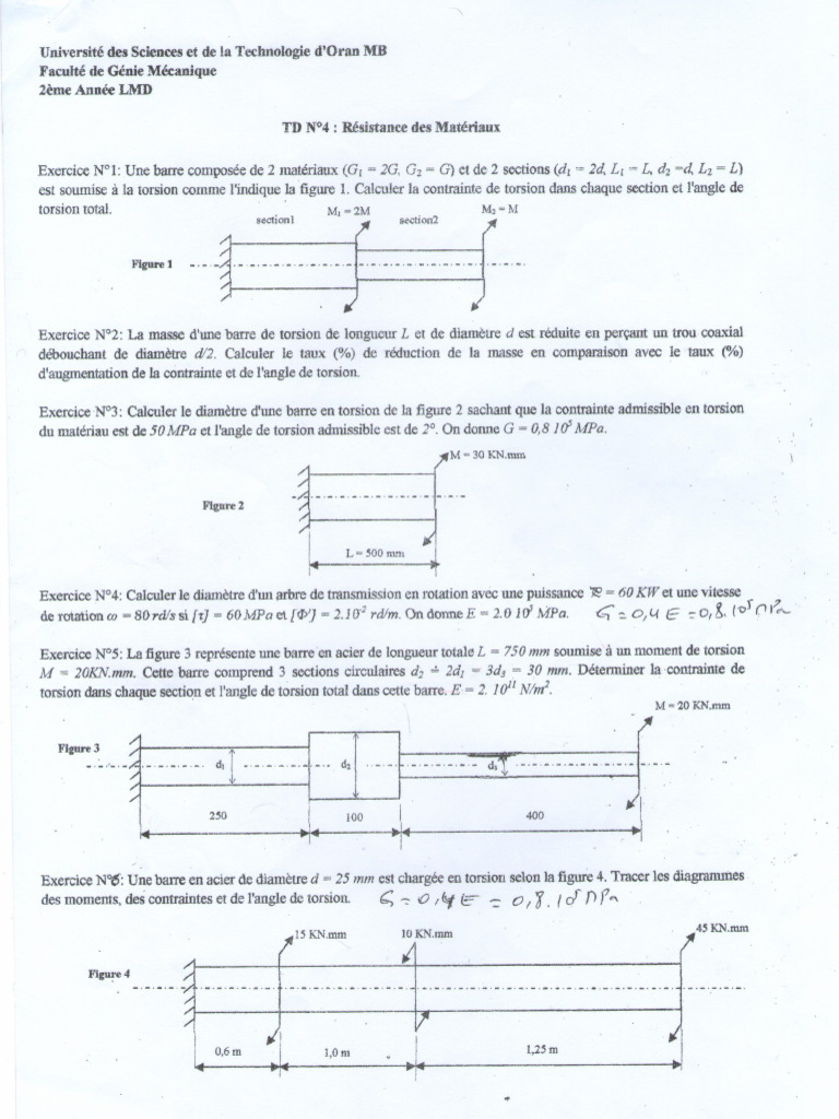 TD3 Exos Corrigés | PDF