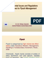 Environmental Issues and Regulations For Fly Ash Management