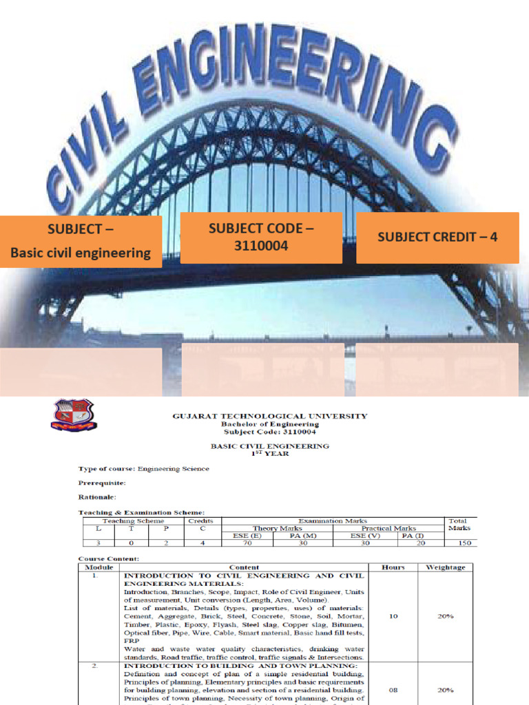 Introduction To Civil Engineering - Final | PDF | Surveying ...