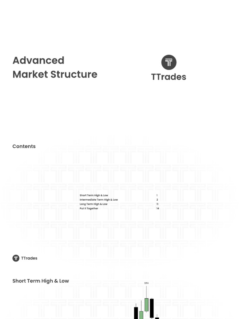 Advanced TTrades Market Structure Guide | PDF
