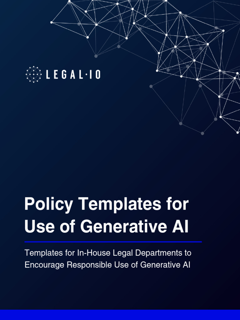 Generative AI Use Policy Templates | PDF | Artificial Intelligence ...