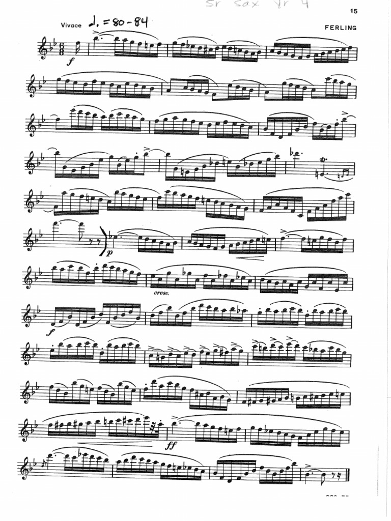 06 HS Saxophone | PDF