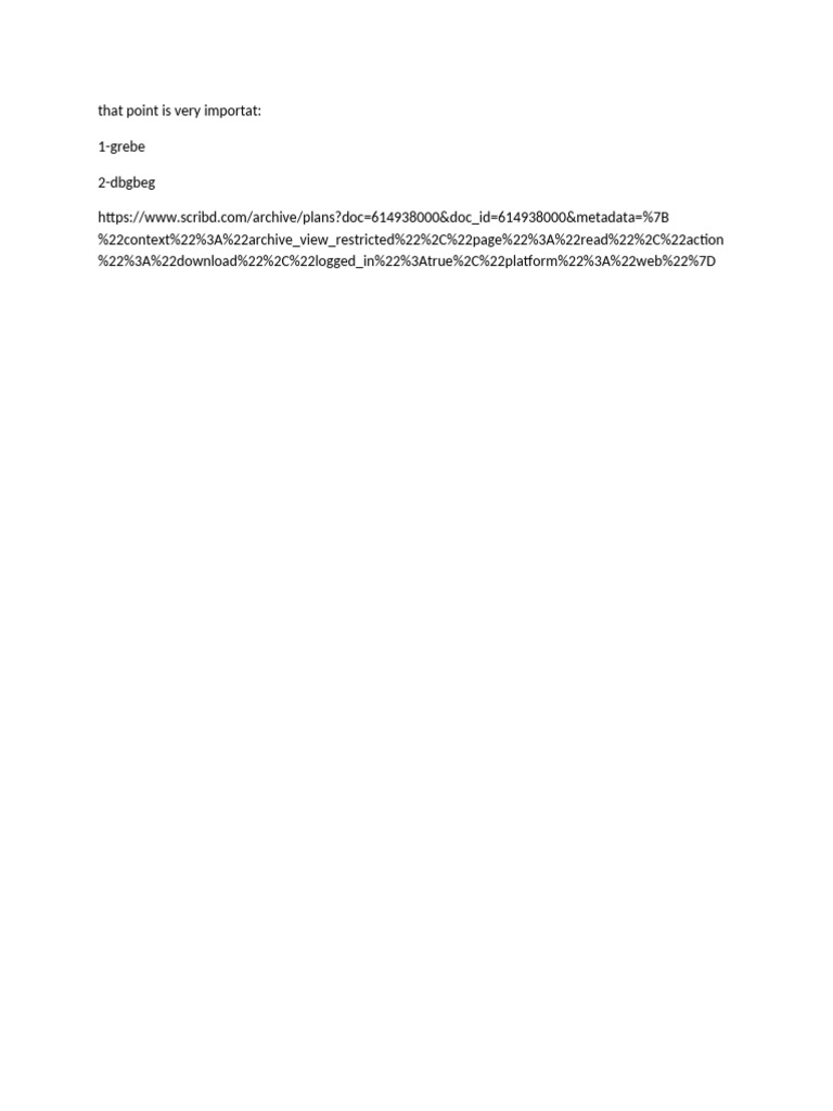 That Point is Very Importat | PDF