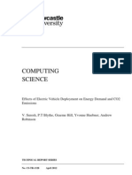 Computing Science: Effects of Electric Vehicle Deployment On Energy Demand and CO2 Emissions