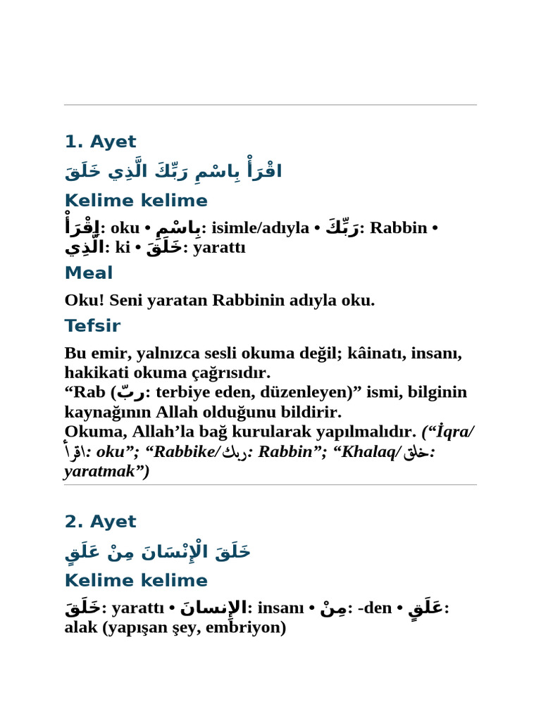 Alak Suresi | PDF