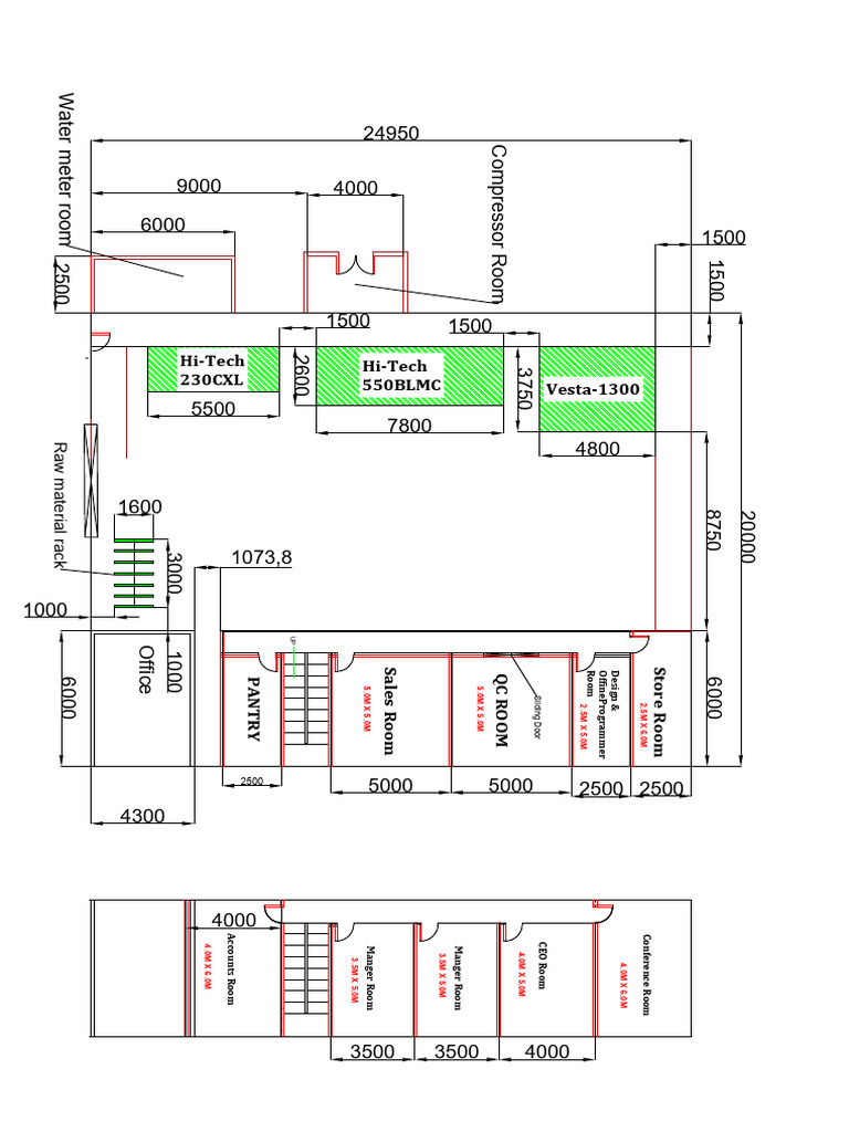 Office Space Layout and Dimensions Guide | PDF