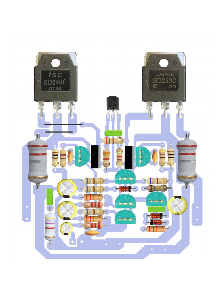 PCB Layout Power Amplifier 1 | PDF