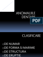 Anomalii Dentare