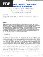 Download Applications of Ferroelectric Ceramic Materials by samir_kumar_4 SN96803383 doc pdf