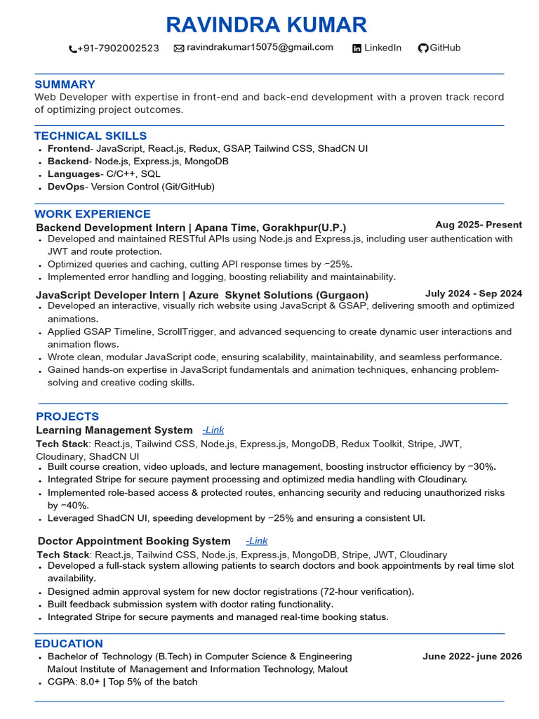 Purple and White Clean and Professional Resume | PDF | Java Script ...