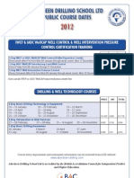 ADS 2012 Public Courses (Dates and Costs)