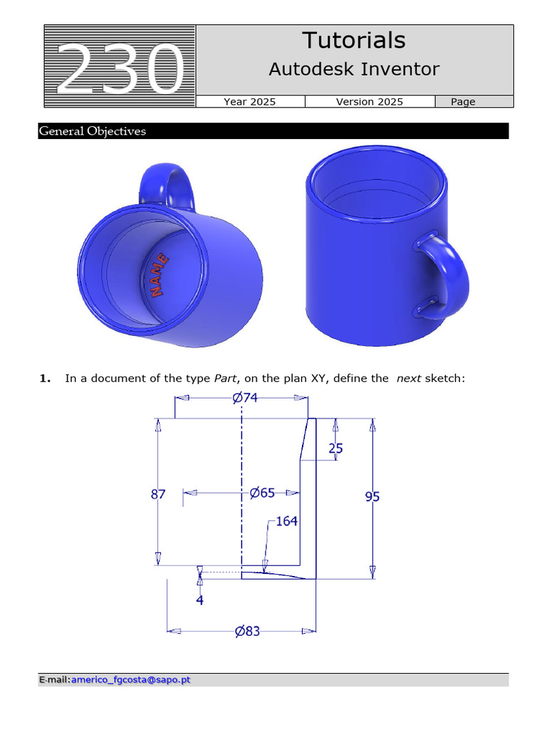 Autodesk Inventor 2025 Tutorial Guide | PDF