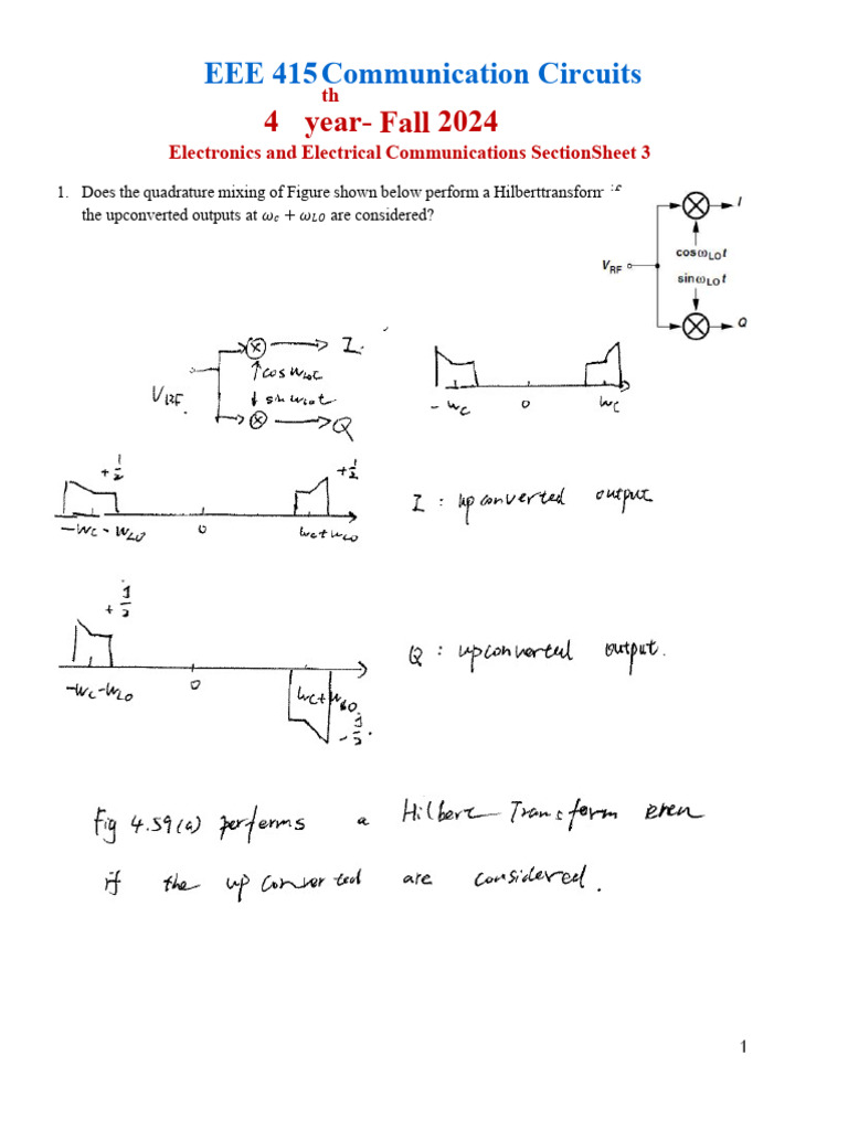 Hartley and Weaver Architecture Analysis | PDF | Phase (Waves) | Filter ...
