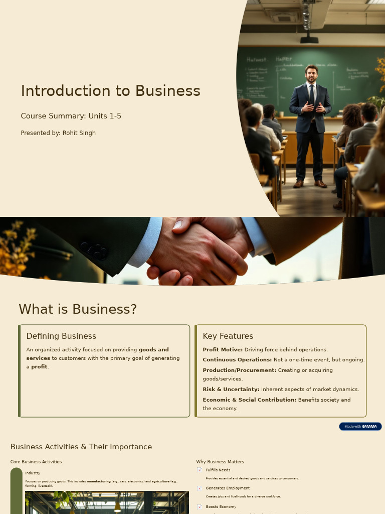 Business Fundamentals Course Overview | PDF | Business | Banks