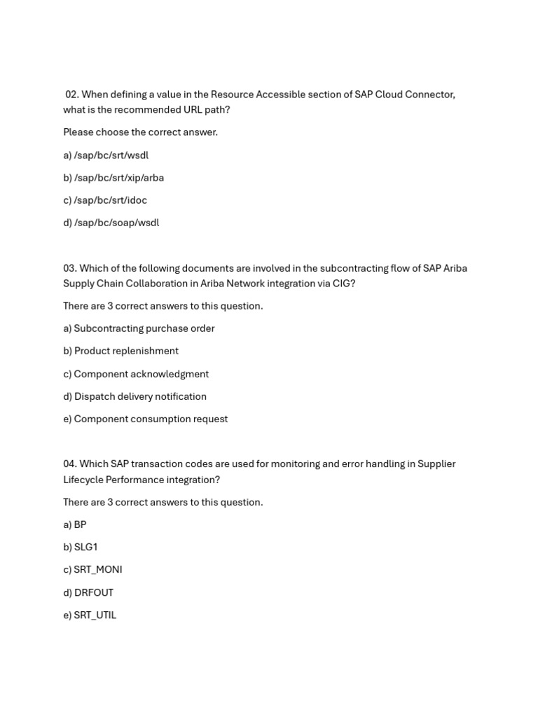 SAP Ariba Integration Configuration Guide | PDF | Electronic Data ...