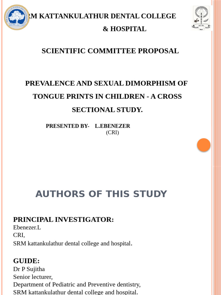Tongue Print - Protocol (Autosaved) | PDF