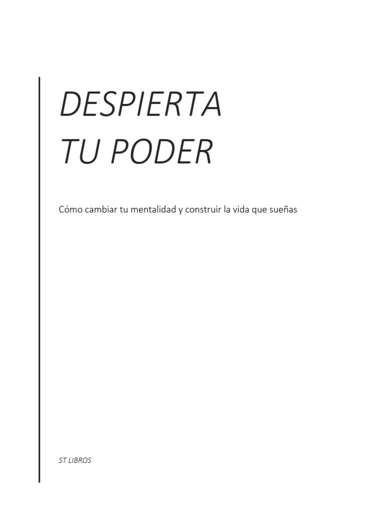 Despierta tu poder interior y transforma tu vida | PDF | Mente | Amor