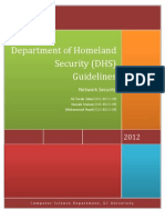 Department of Homeland Security (DHS) Guidelines