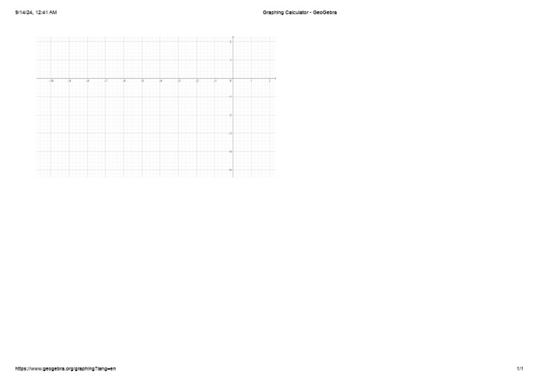 Graphing Calculator - GeoGebra | PDF