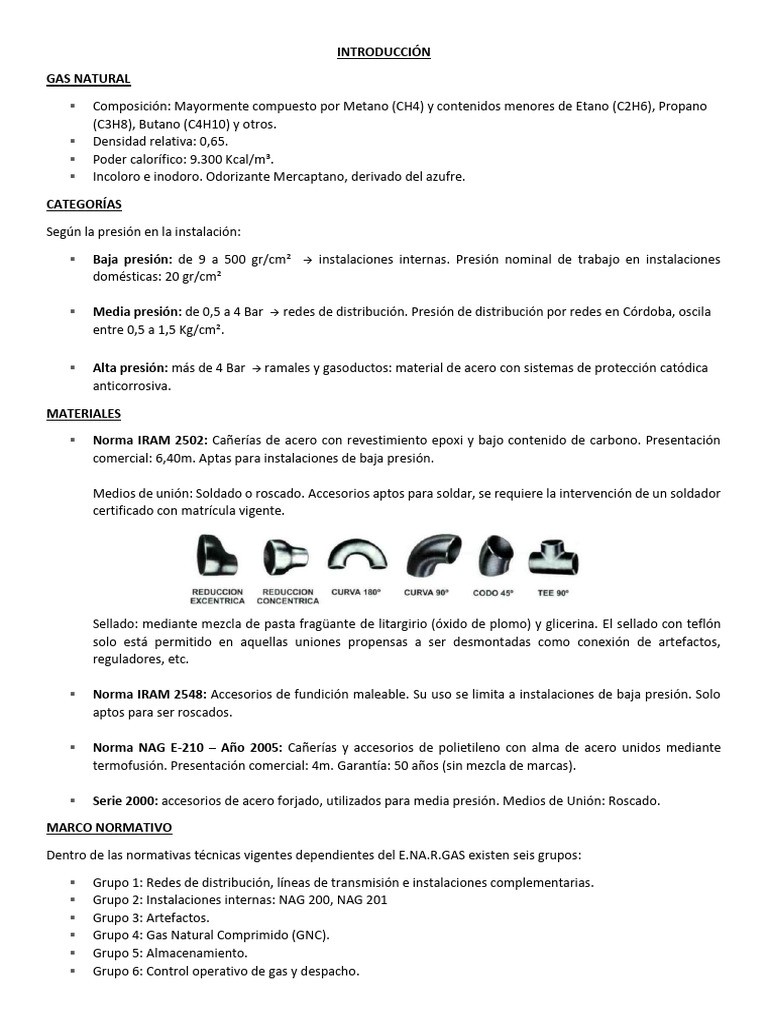 Guía Completa sobre Gas Natural y Normativas | PDF | Combustión | Gases