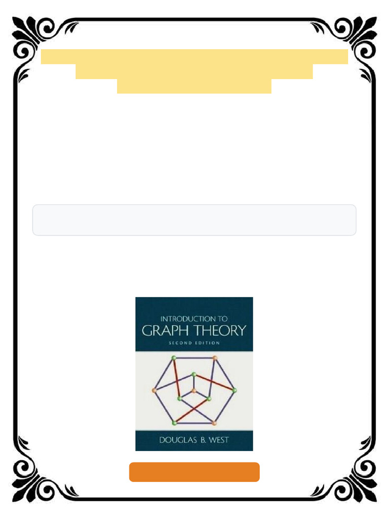 Introduction To Graph Theory 2, 2002 Reprint Edition Douglas B. West ...