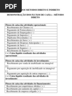 Modelo Fluxo Caixa Indireto