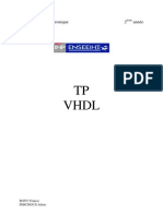 VHDL TP Sujet