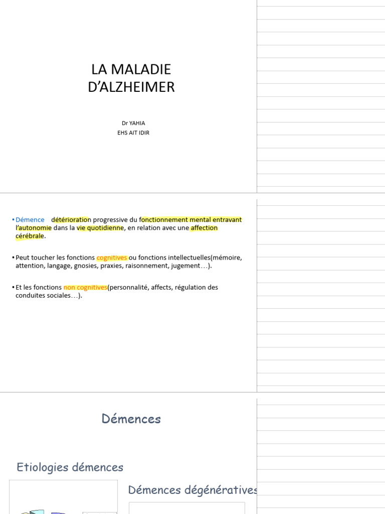 Comprendre la Maladie d'Alzheimer | PDF | Maladie d'Alzheimer | Démence