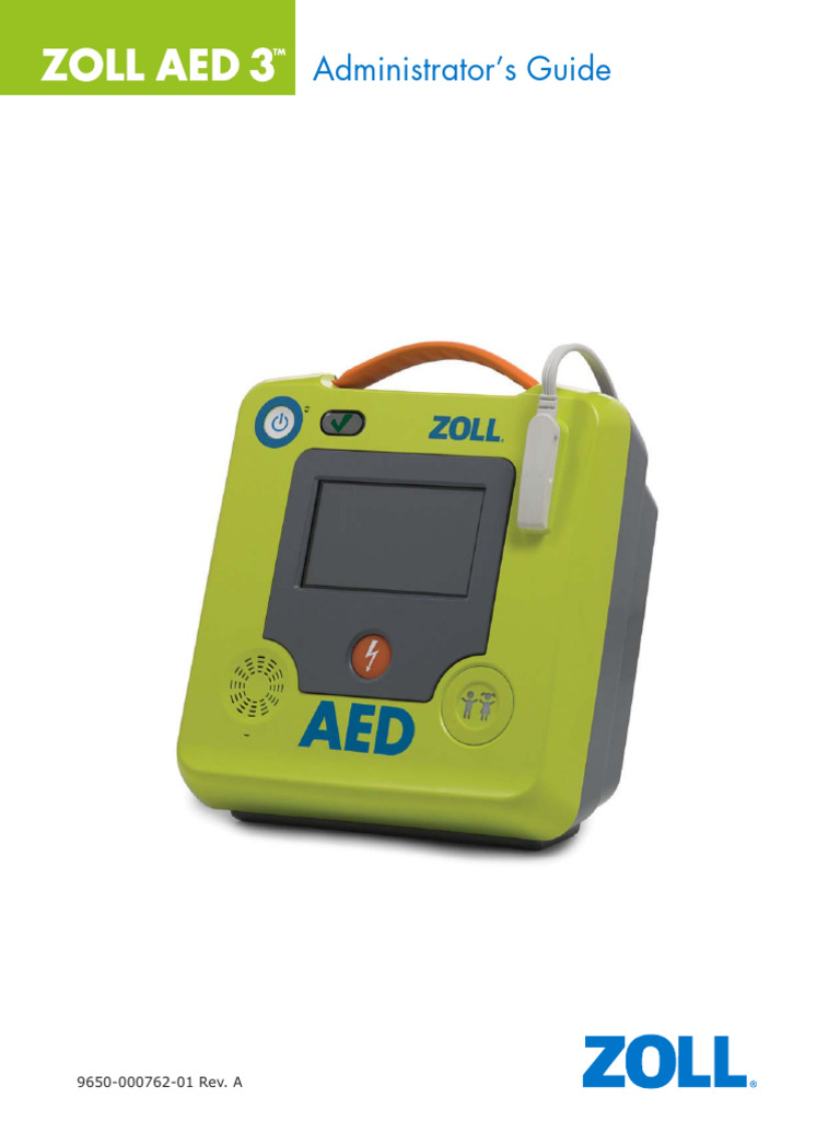 ZOLL AED 3 Administrator's Guide | PDF | Cardiopulmonary Resuscitation ...