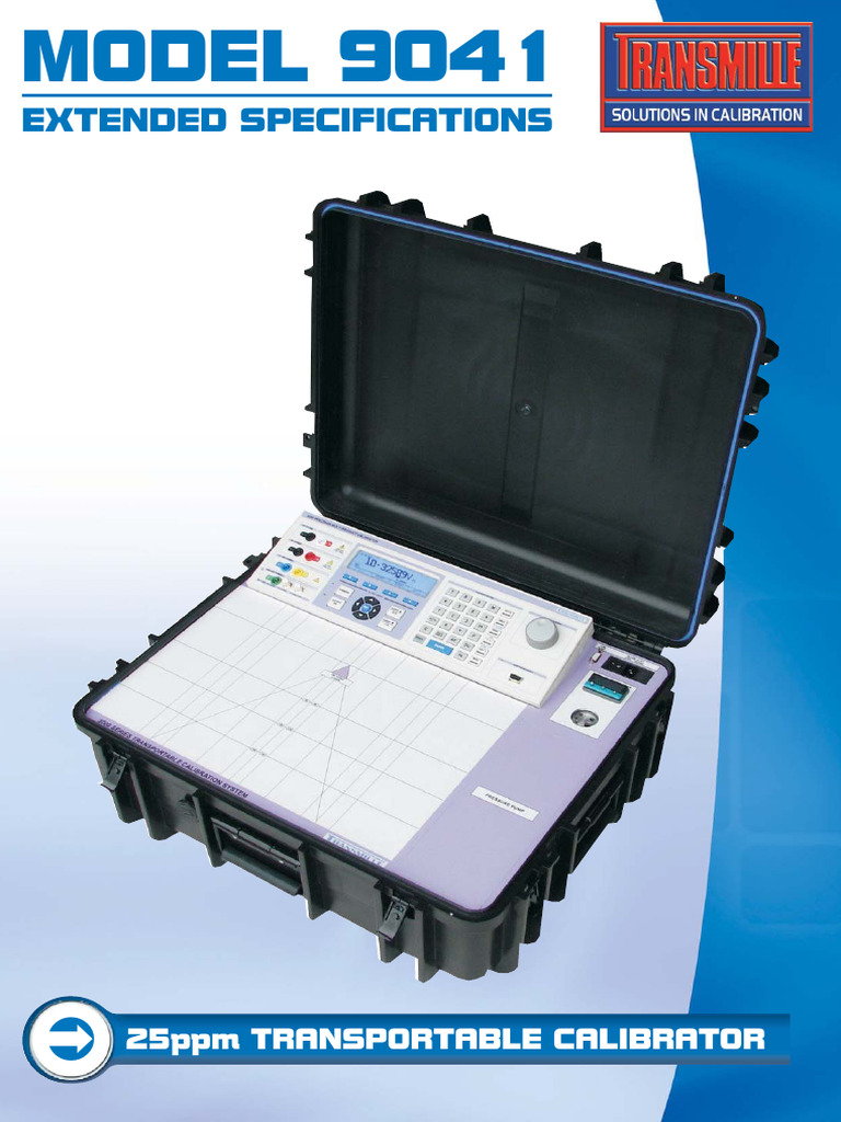 9041 Extended Specifications | PDF | Electronic Engineering | Quantity