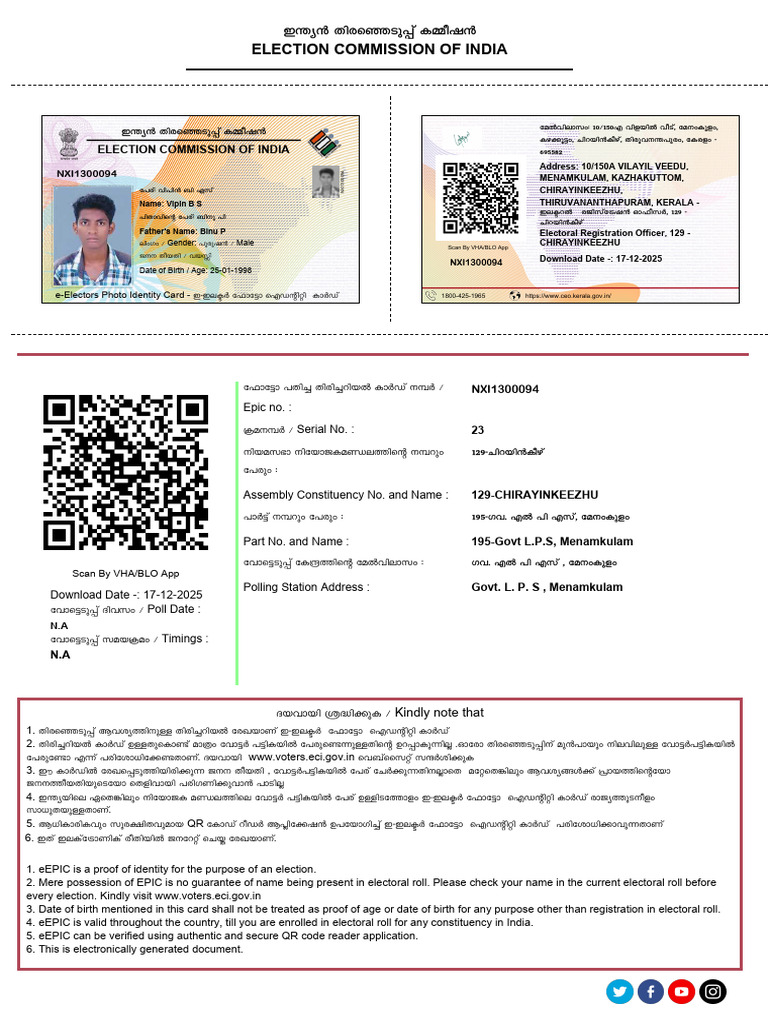 Voter Id | PDF